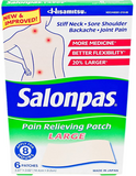 Salonpas Pain Relief Patch Large ( 6 Count)