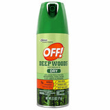 OFF! Deep Woods Dry Insect Repellent Spray 2.5 oz (1 Pack)