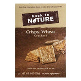 Back To Nature Crispy Wheat Crackers 8oz