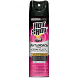 Hot Shot Ant & Roach Plus Germ Killer Aerosol, Fresh Floral Scent 17.50 oz (1 Pack)