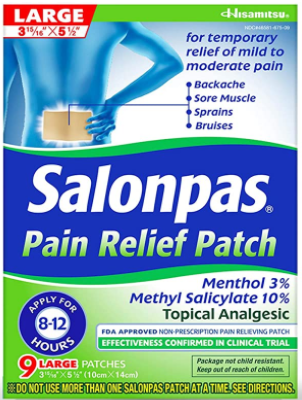 Salonpas Pain Relief Patch Large (9 Count)