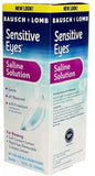 Bausch & Lomb Sensitive Eyes Saline Solution 12-Ounce Bottles (Pack of 6)