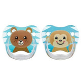 Dr Brown's Pacifiers (6-12) Little bear and Monkey