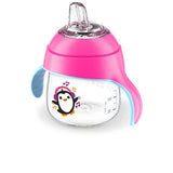 Philips Avent, My Penguin Sippy Cup, 7 Ounces / 200 ml, 6 Months +, BPA-Free (Red)