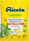 Ricola, Lemon Mint Herb Throat Drops, Sugar Free, 19 Drops