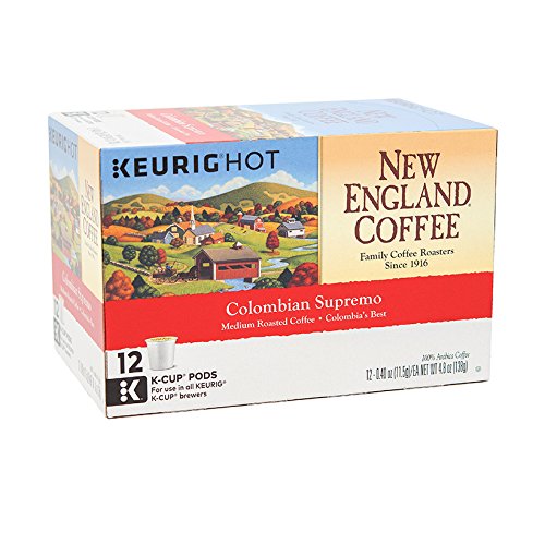 New England Single Serve Colombian 12s 4.8oz