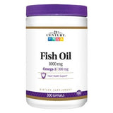 21st Century, Fish Oil, Omega-3, 1000 mg, 300 Softgels