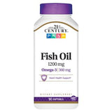 21st Century Fish Oil 1200 mg Enteric Coated Softgels, 90 Count