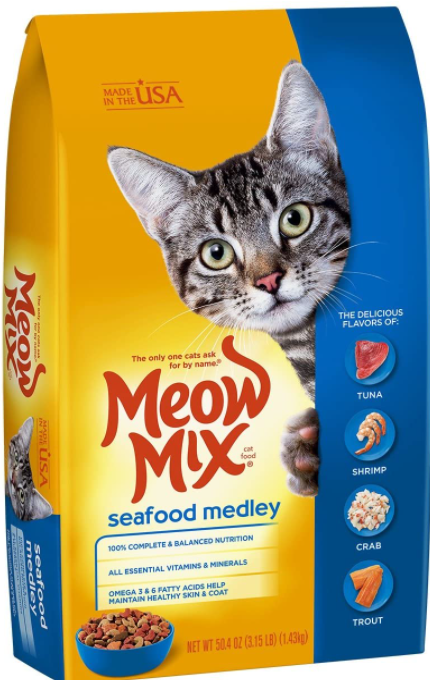 Meow Mix Seafood Medley Dry Cat Food