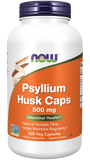 NOW FOOD Psyllium Husk 500 mg Veg 500 Capsules