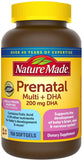 Nature Made Nature Made Prenatal + Dha 200 mg Dietary Supplement (Netcount 150 Soft Gels), 150Count