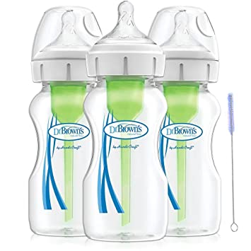 Dr. Brown's Options+ Anti-colic Bottle, 9 oz/270 ml, 3-Pack