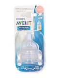 Philips AVENT 2 pack variable flow Anti-colic nipple for thicker liquids (3m+)