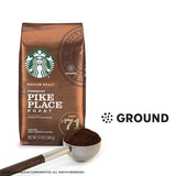 Starbucks Medium Roast Ground Coffee Pike Place Roast 12oz
