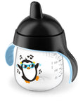 Philips Avent, My Penguin Sippy Cup, 7 Ounces / 200 ml, 6 Months +, BPA-Free (Black)