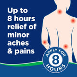 Salonpas Pain Relieving Patch for Back, Neck, Shoulder, Knee Pain and Muscle Soreness - 8 Hour Pain Relief - 60 Count