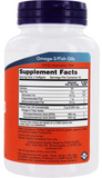 NOW Foods - Omega-3 Molecularly Distilled Fish Oil 1000 mg. - 100 Softgels