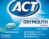 ACT Dry Mouth Lozenges With Xylitol 18 Count