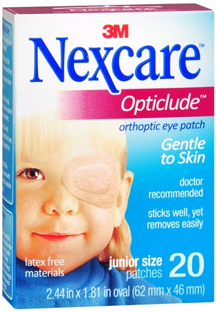 Nexcare Opticlude Orthoptic Eye Patches Junior 20 Each (1 Pack)
