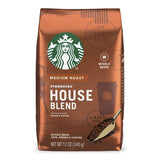 Starbucks Medium Roast Whole Bean Coffee — House Blend — 1 bag (12 oz.)