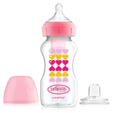 Dr. Brown's Options+, Anti-colic Bottle to Sippy Bottle, 9 oz/270 ml, Pink