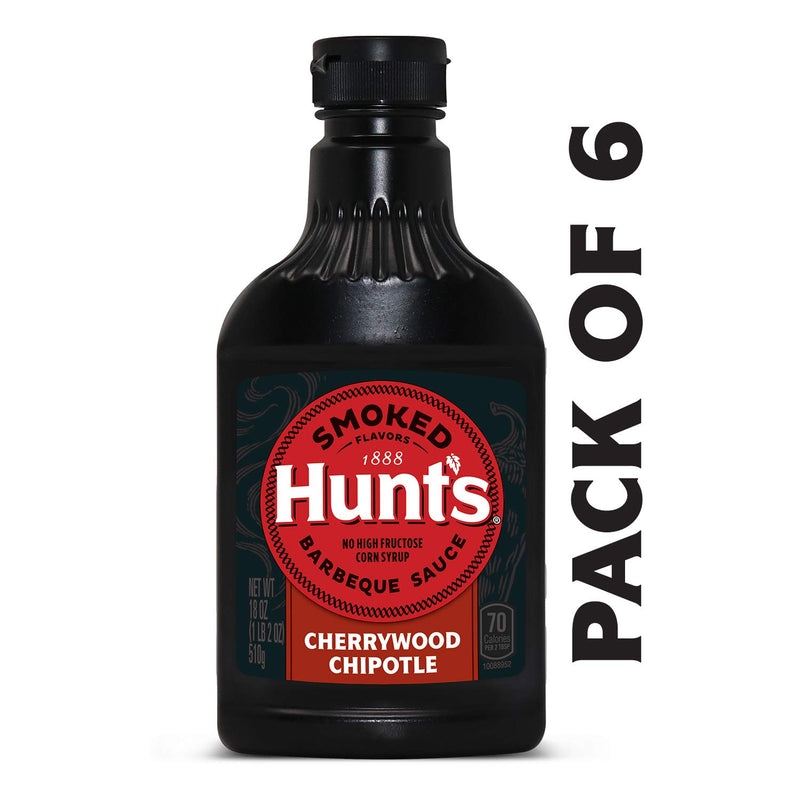 Hunts Bbq Cherrywood Chiptle 18oz