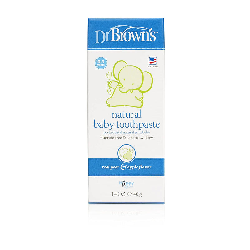 Dr. Brown's natural baby toothpaste, 0-3 years 14 oz/40g