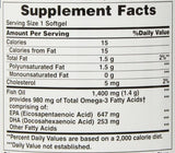 Nature's Bounty Fish Oil 1400 Mg 130 Softgels