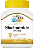 21st Century Niacinamide 500 mg Prolonged Release Tablets, 110-Count