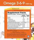 NOW Supplements, Omega 3-6-9 1000 mg, 250 Softgels