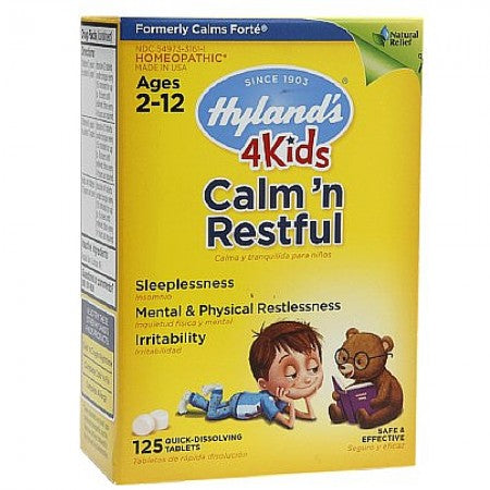 Hyland's 4 Kids Calm & Restful Quick-Dissolving Tablets 125 ea (1 Pack)