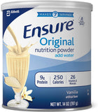 Ensure Nutrition Powder One Month Supply, Vanilla (14 oz, 397 g)