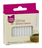 Cake Mate Assorted Round Candles 36s