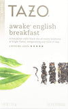 Tazo Awake English Breakfast Tea 20s