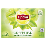 Lipton Green Tea Decaf Bags 40s