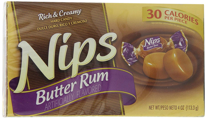 Nips Butter Rum 4oz