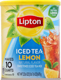 Lipton Lemon Iced Tea Mix 10qt 23.6oz