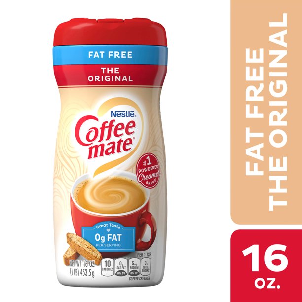 Nestle Coffee mate Original Fat Free Powdered Coffee Creamer 16 oz.