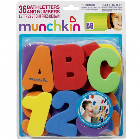 Munchkin Bath Letters & Numbers Bath Toys 1 ea (1 Pack)