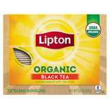 Lipton Organic Tea Bags 72s