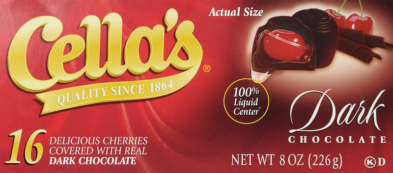 CellasChocolate Covered Cherries, 16 Count single