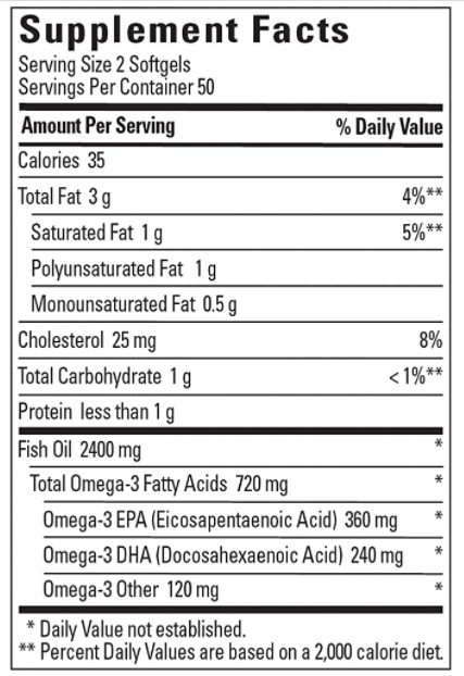 Nature Made Fish Oil 1200mg (100 Soft gels)