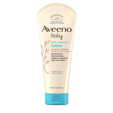 Aveeno Baby Daily Moisture Lotion with Natural Colloidal Oatmeal & Dimethicone, Fragrance-Free, 8 Ounce (Pack of 1)