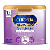 Enfamil NeuroPro Gentlease Baby Formula, Brain and Immune Support with DHA, Clinically Proven to Reduce Fusiness, Gas, Crying and Spit-up in 24 Hours, Non-GMO, Reusable Tub, 19.5 Oz