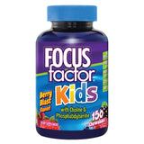 Focus Factor Kids Extra Strength Daily Chewable for Brain Health Support, 120 Count