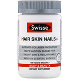 Hair Skin Nails+ by Swisse (150 Tablets once daily)