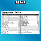 Kirkland Signature Daily Multi Vitamins & Minerals Tablets EIzDnG, 500 Count Bottle