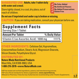 Nature Made Vitamin C 1000 mg Tablets, 300 Count Value Size to Help Support the Immune System