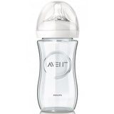 Philips AVENT Natural Pure Glass Bottle (8 oz, 240 ml)