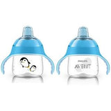 Philips Avent, My Penguin Sippy Cup, 7 Ounces / 200 ml, 6 Months +, BPA-Free (Blue)